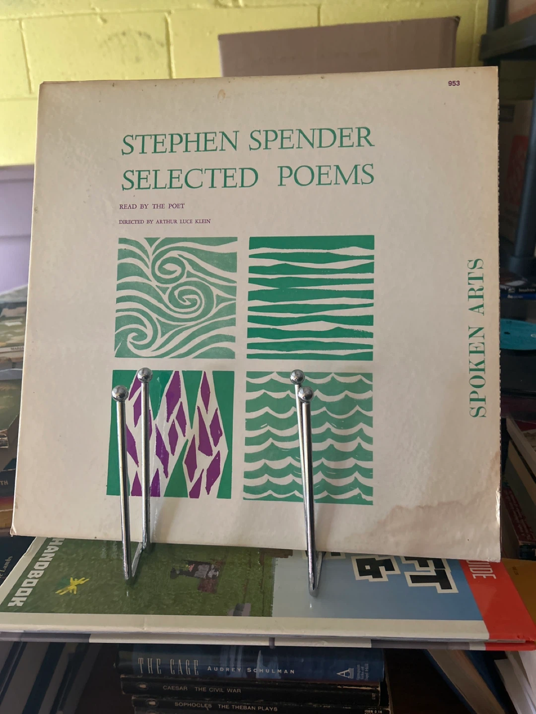 Stephen Spender Selected Poems Spoken Arts Vinyl Record