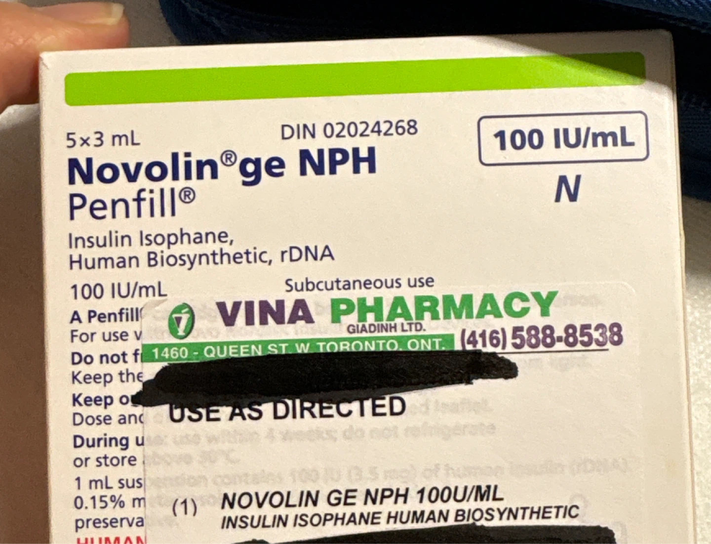 Novolin ge NPH Penfill 100 IU/mL🥕 - photo 3