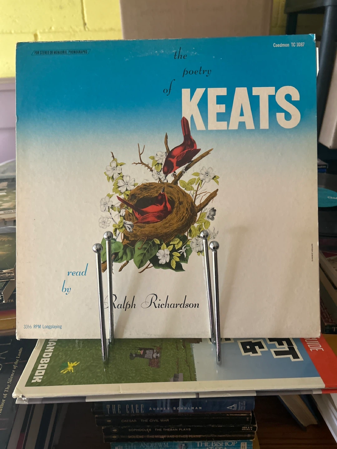 The Poetry of Keats Read by Ralph Richardson Vinyl Record