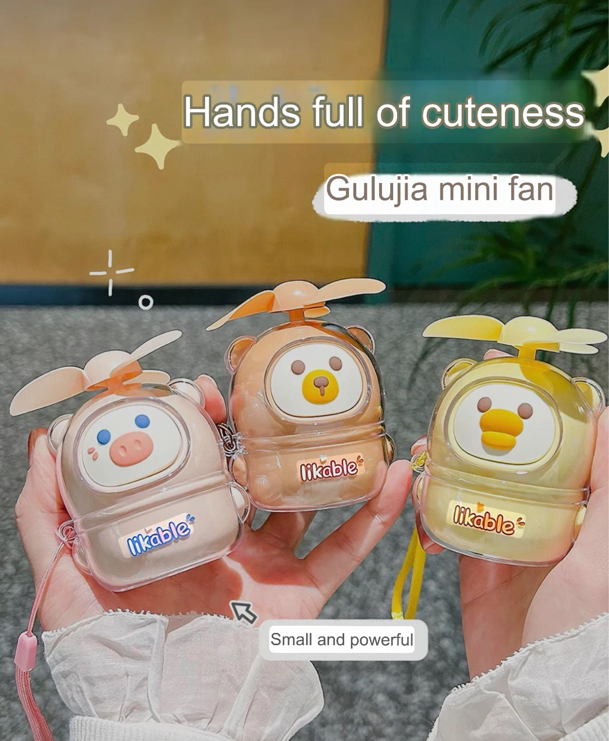 Handheld mini fan