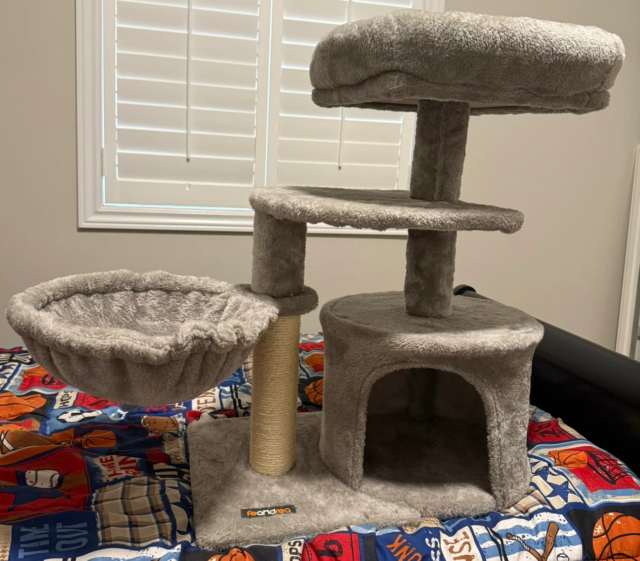 Feandrea Cat Tree Condo with Hammock and Perches