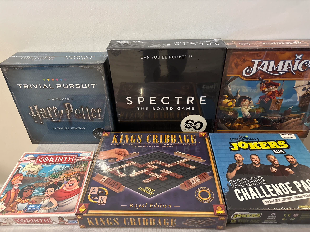 6 board games brand new