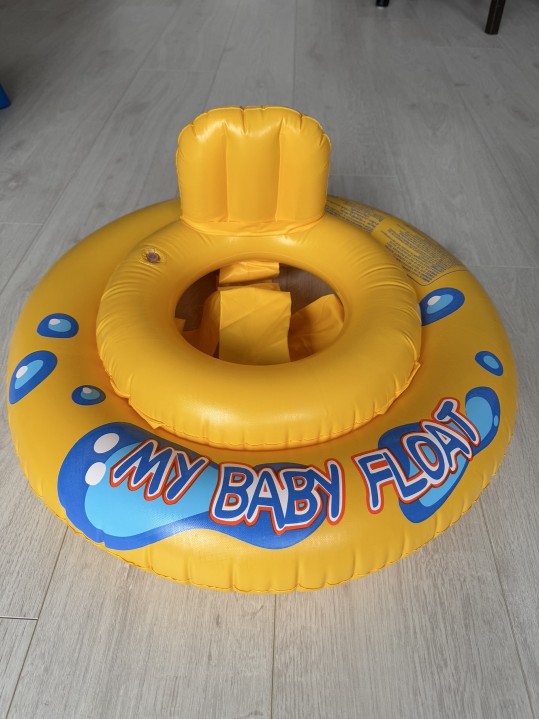Yellow My Baby Float Swim Ring