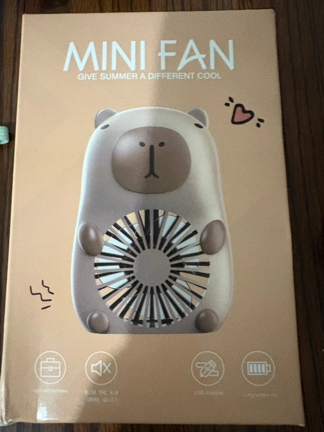 Capybara Mini Fan - photo 2