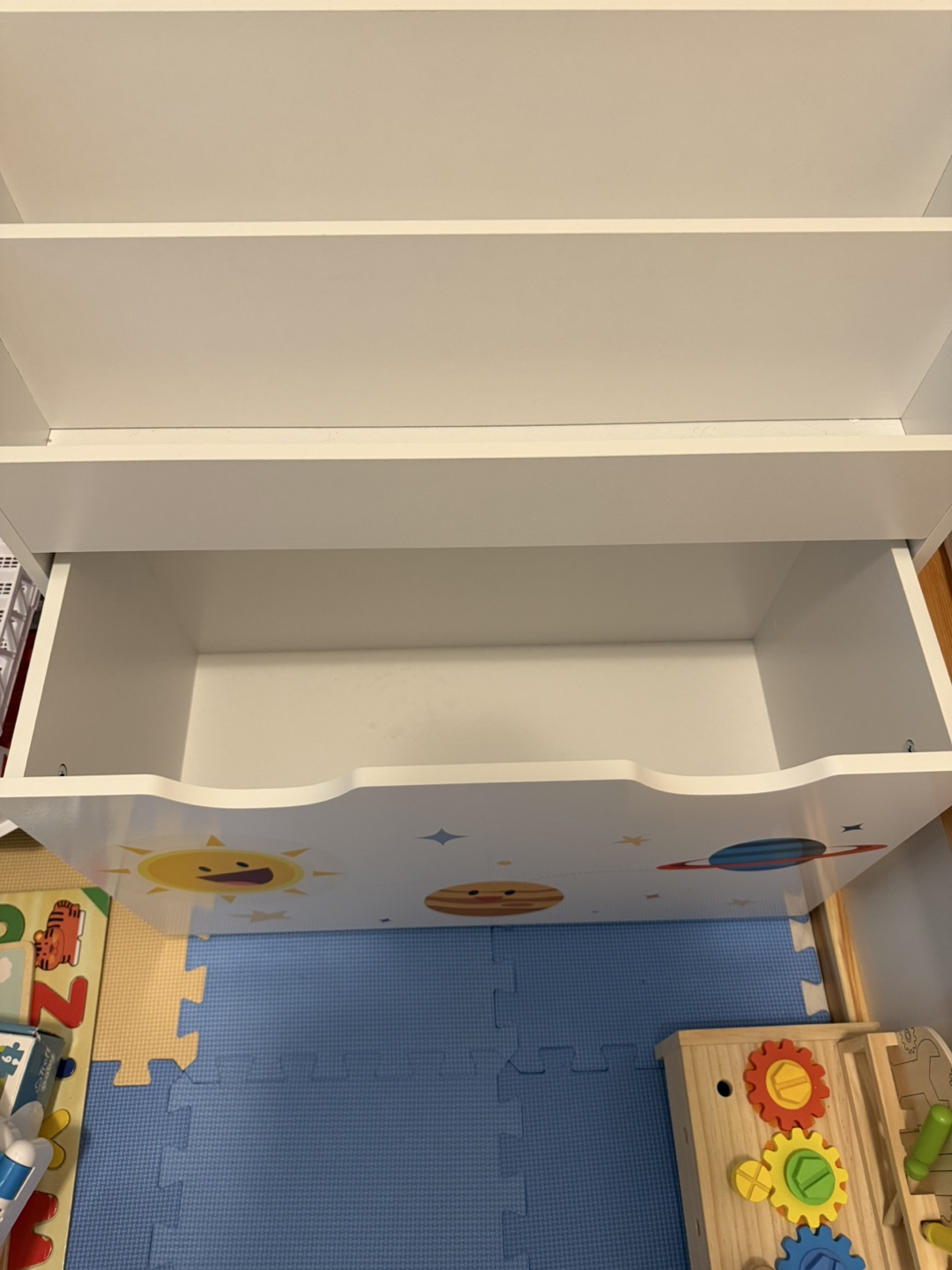 Kids Bookshelf with Toy Storage Drawer - photo 2