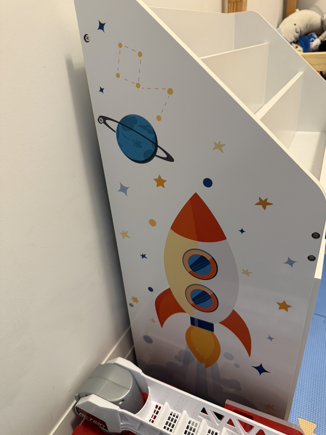 Kids Bookshelf with Toy Storage Drawer - photo 3