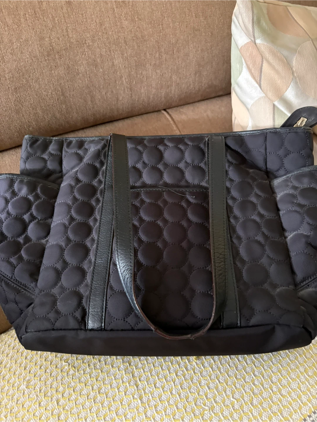 Rebecca Minkoff Black Quilted functional Bag - photo 2