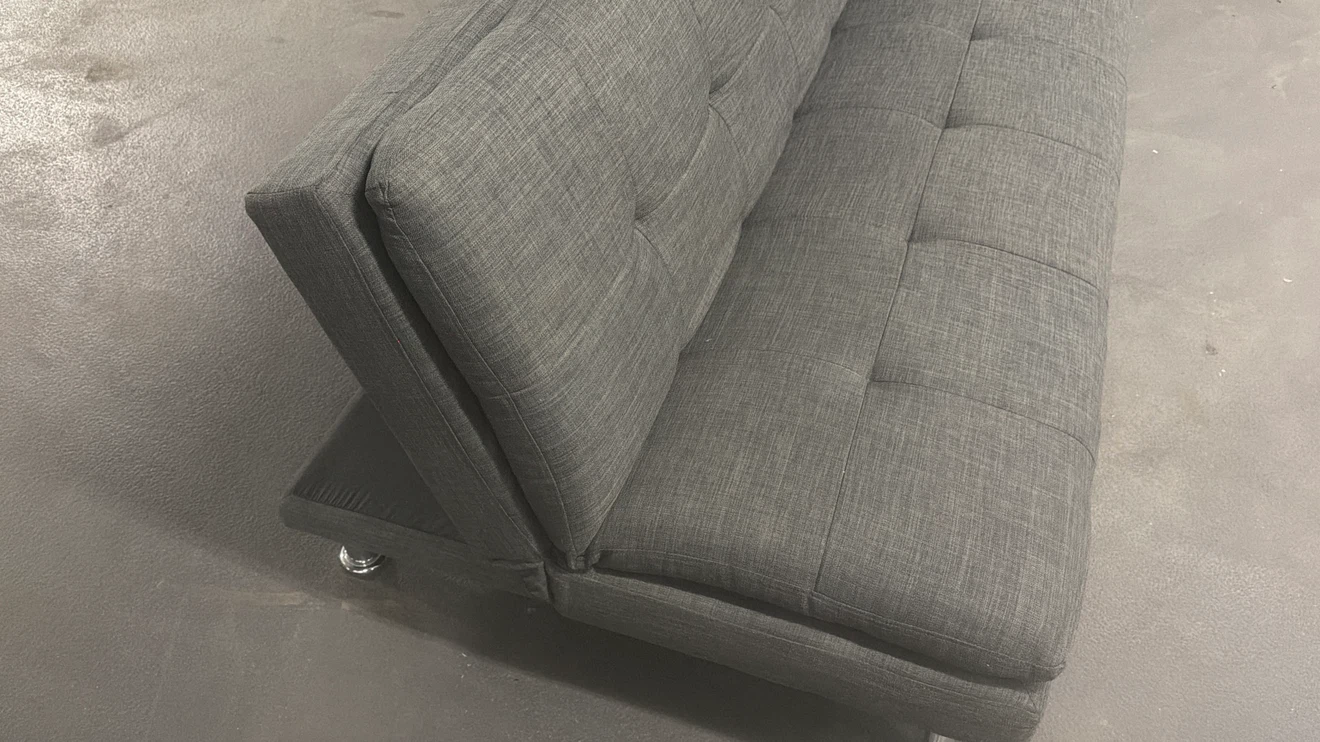 Grey Tufted Sofa Bed 180x 100 cm - photo 3