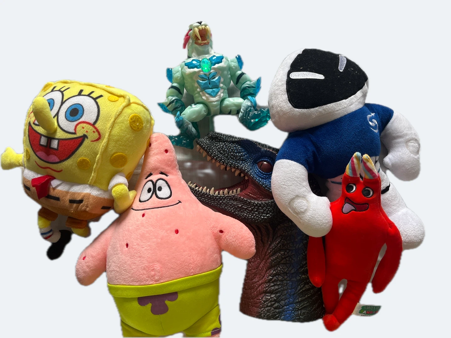 Assorted Plush Toys and Action Figure