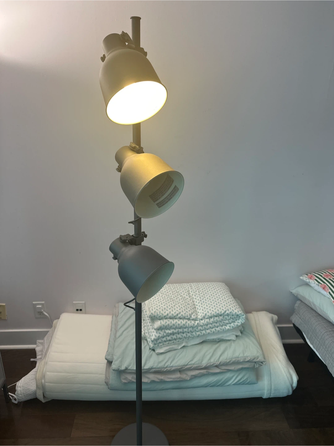 IKEA Grey 3-Head Floor Lamp - photo 2