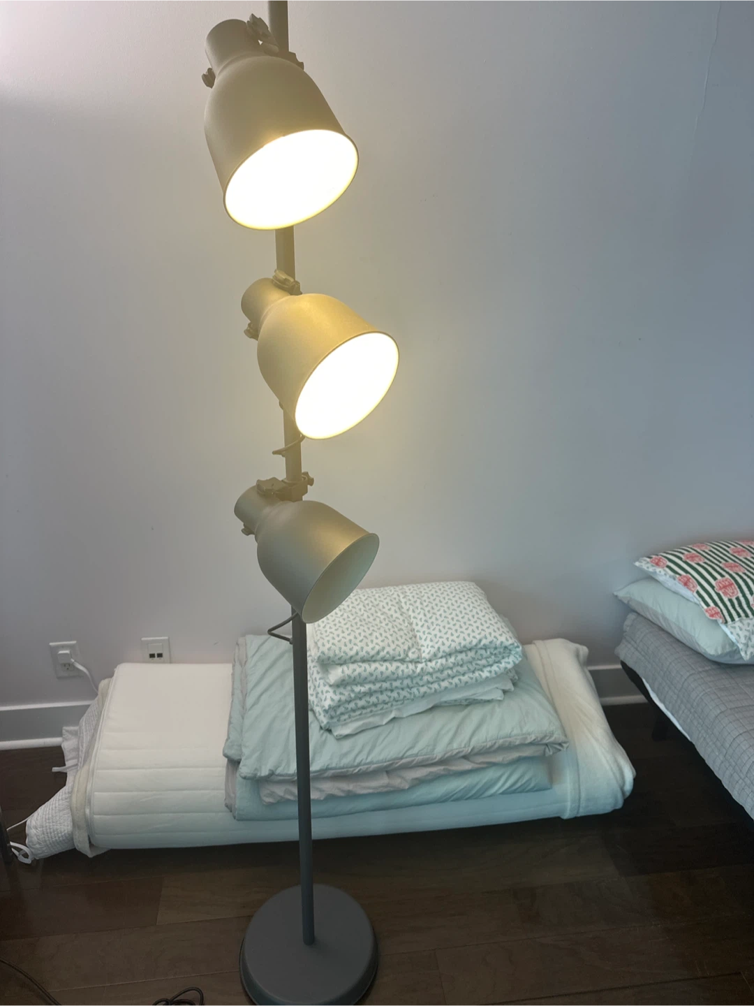 IKEA Grey 3-Head Floor Lamp - photo 3