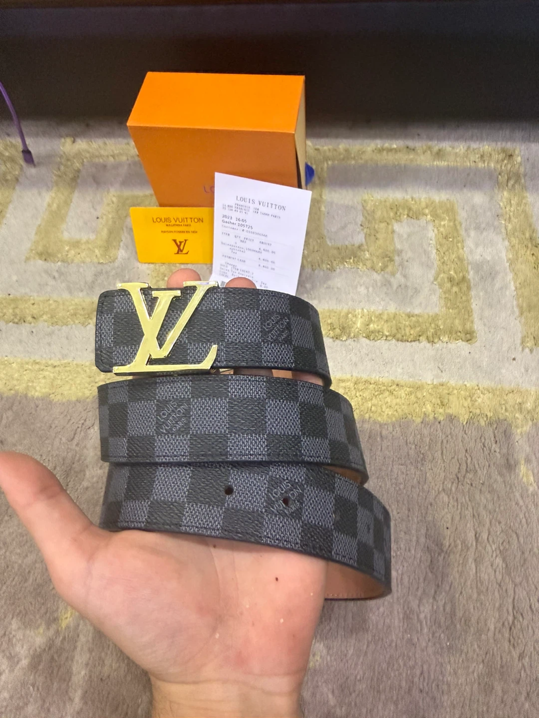 Louis Vuitton Damier Ebene Belt - photo 2