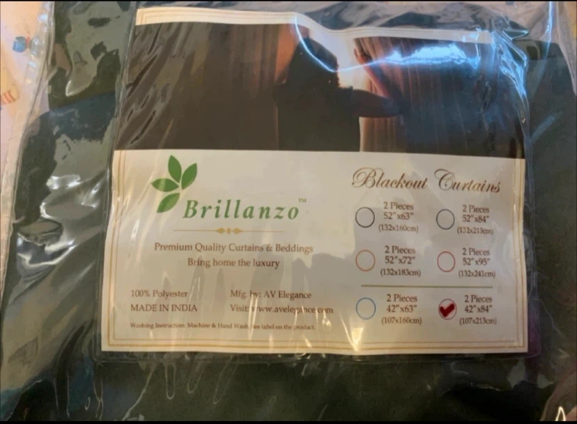 Brillanzo Blackout Curtains - photo 2