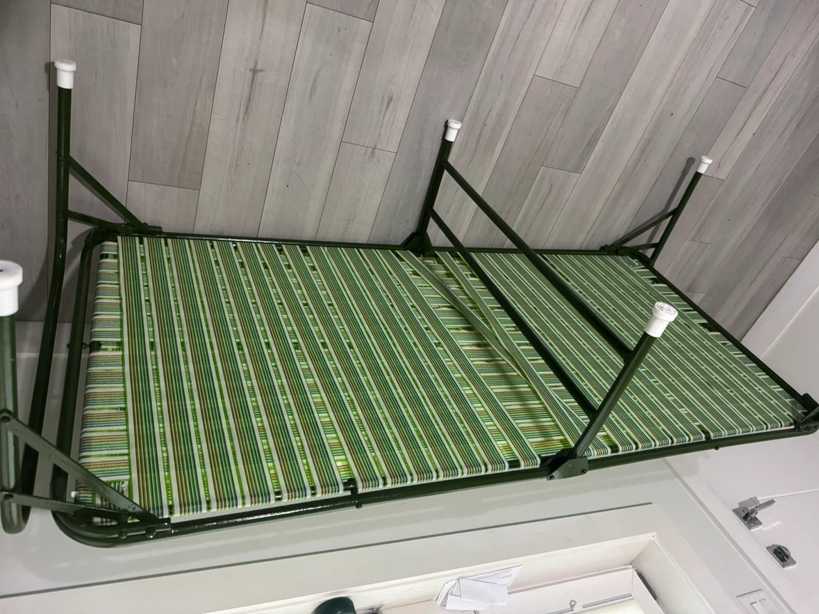 Vintage Folding Cot Bed - photo 3