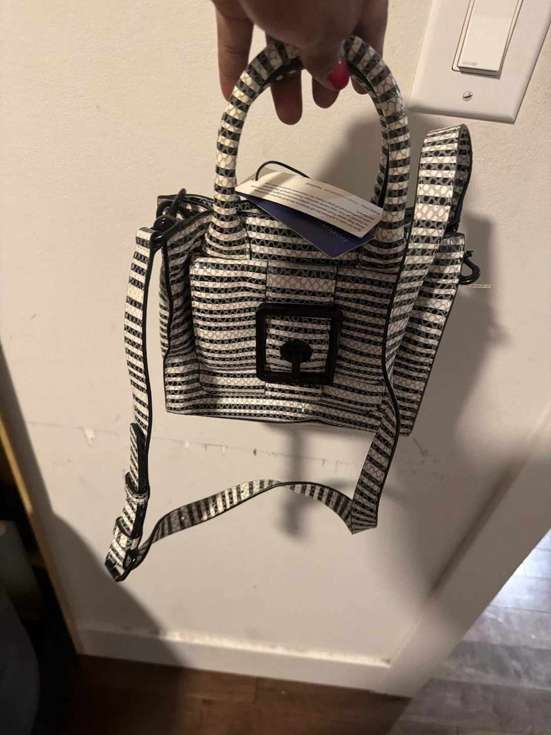 Rebecca Minkoff Striped Mini Tote Bag - photo 2