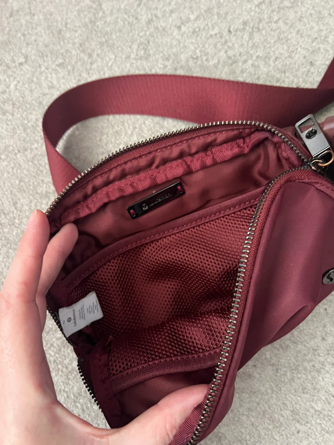 Lululemon Everywhere Belt Bag - Burgundy - photo 2