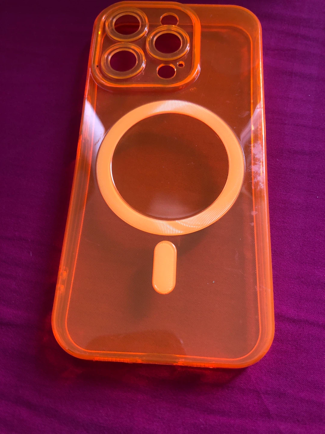 Orange MagSafe Case for iPhone 15 Pro Max - photo 2