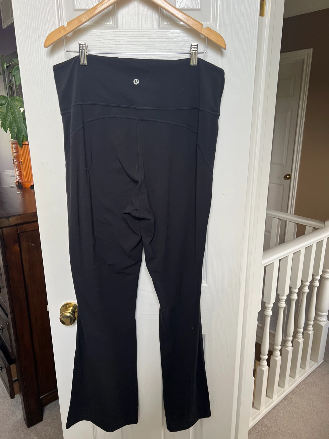 Lululemon align Black Flare Yoga Pants Size 16 - photo 2