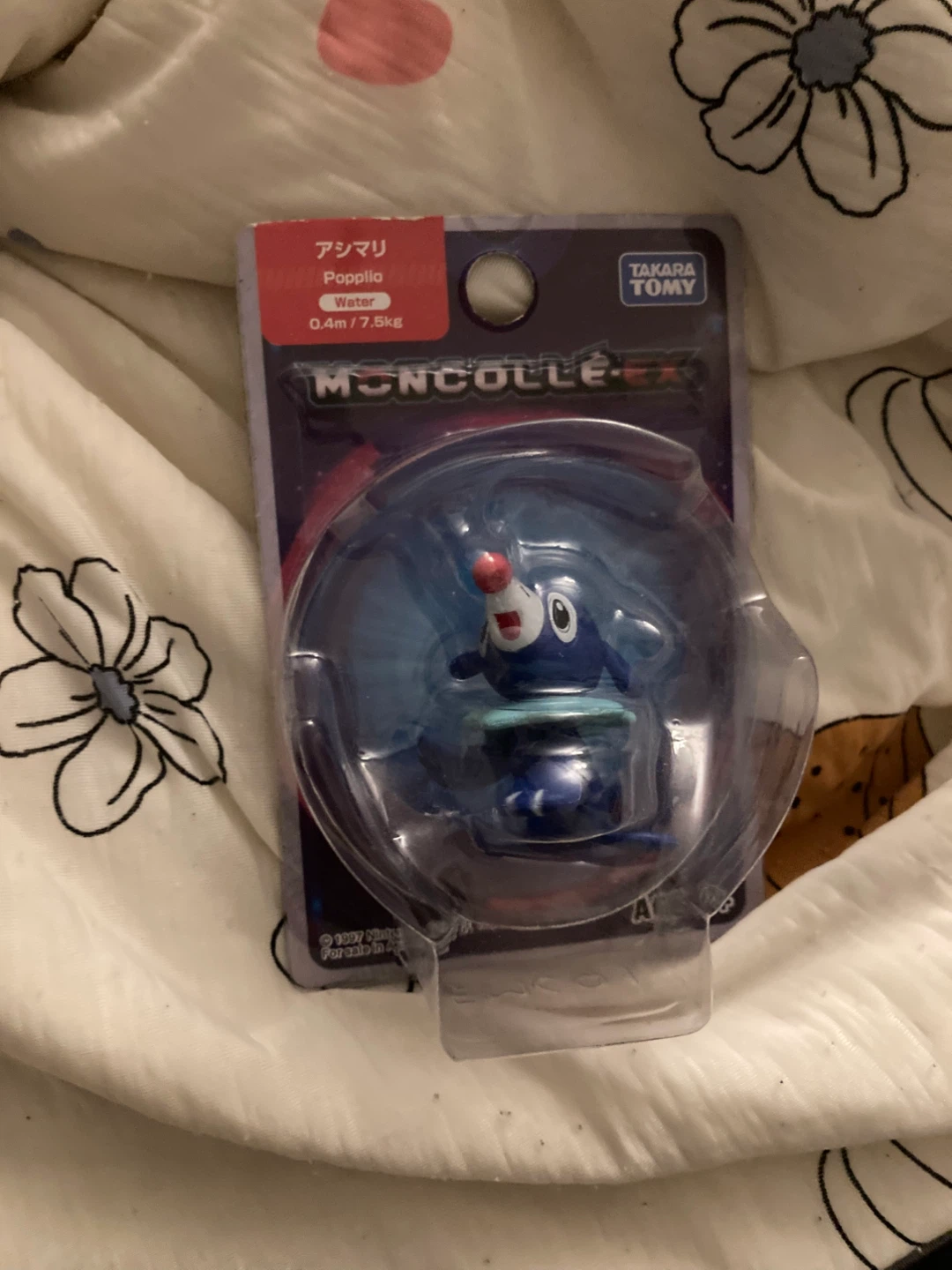 sealed pokémon takara tomy moncolle-ex popplio mini figure