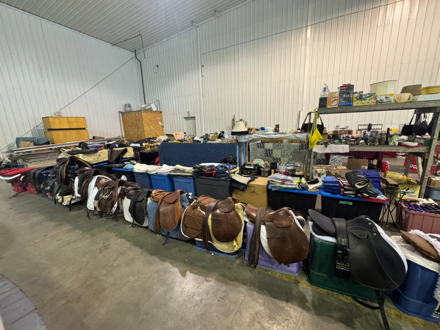 Massive indoor garage sale