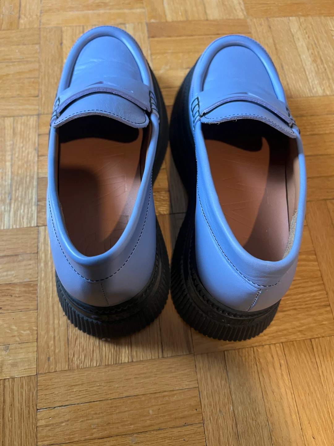 Ganni Periwinkle Loafers