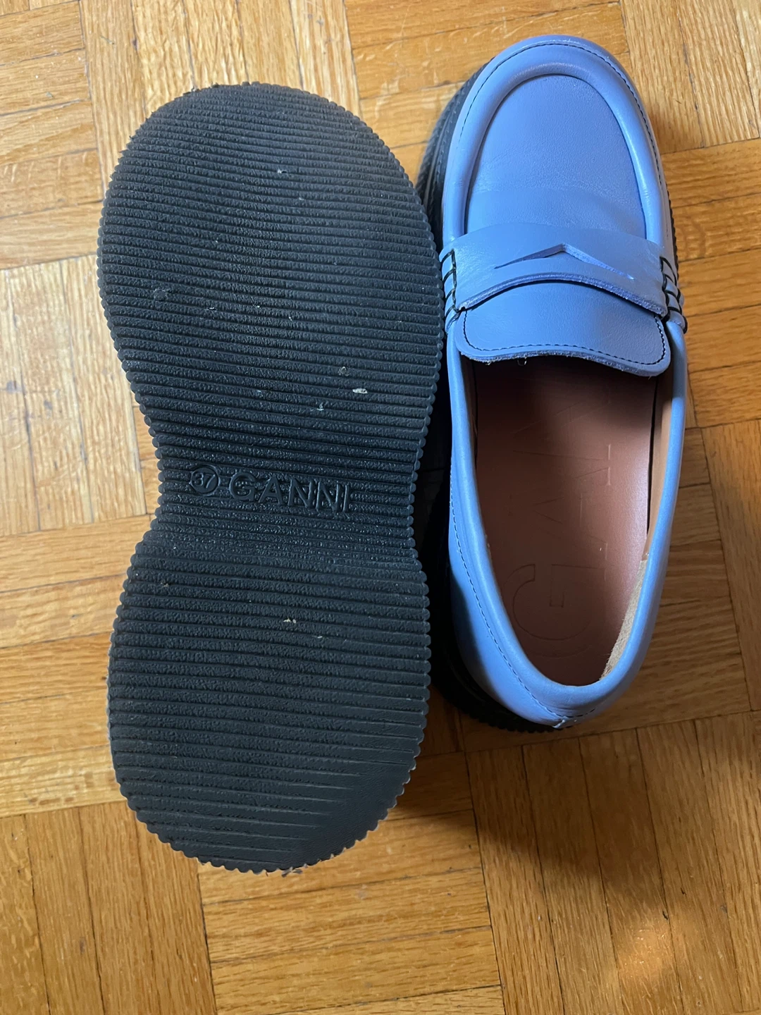 Ganni Periwinkle Loafers - photo 2