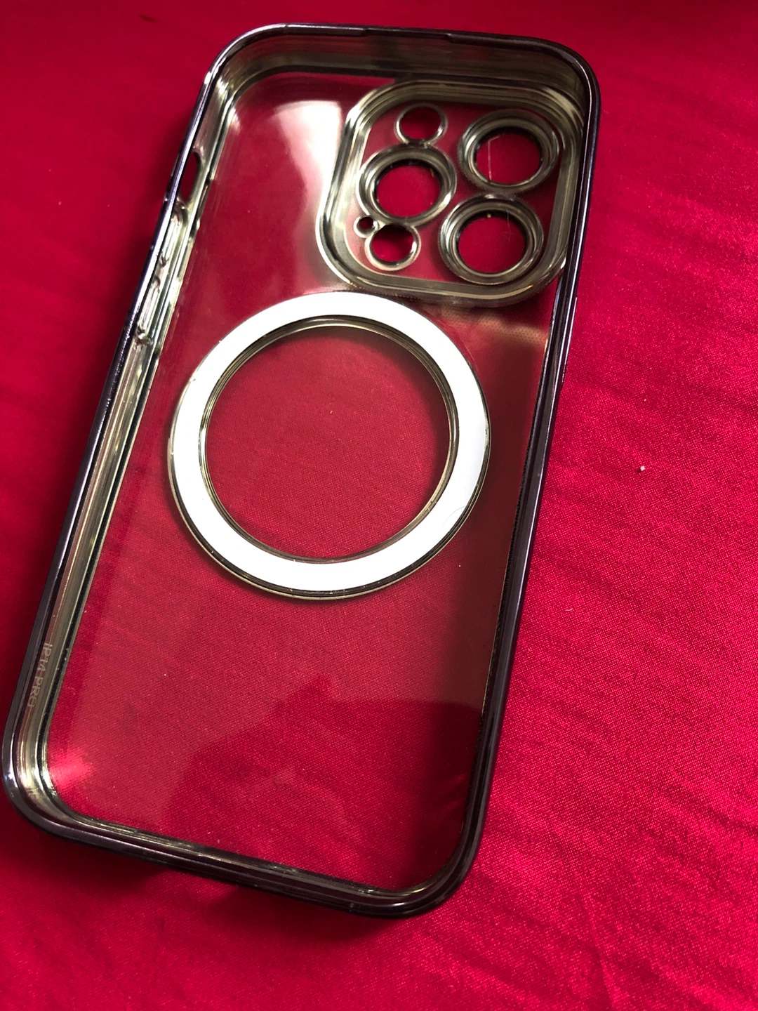 Clear Phone Case with Magnetic Ring - photo 2