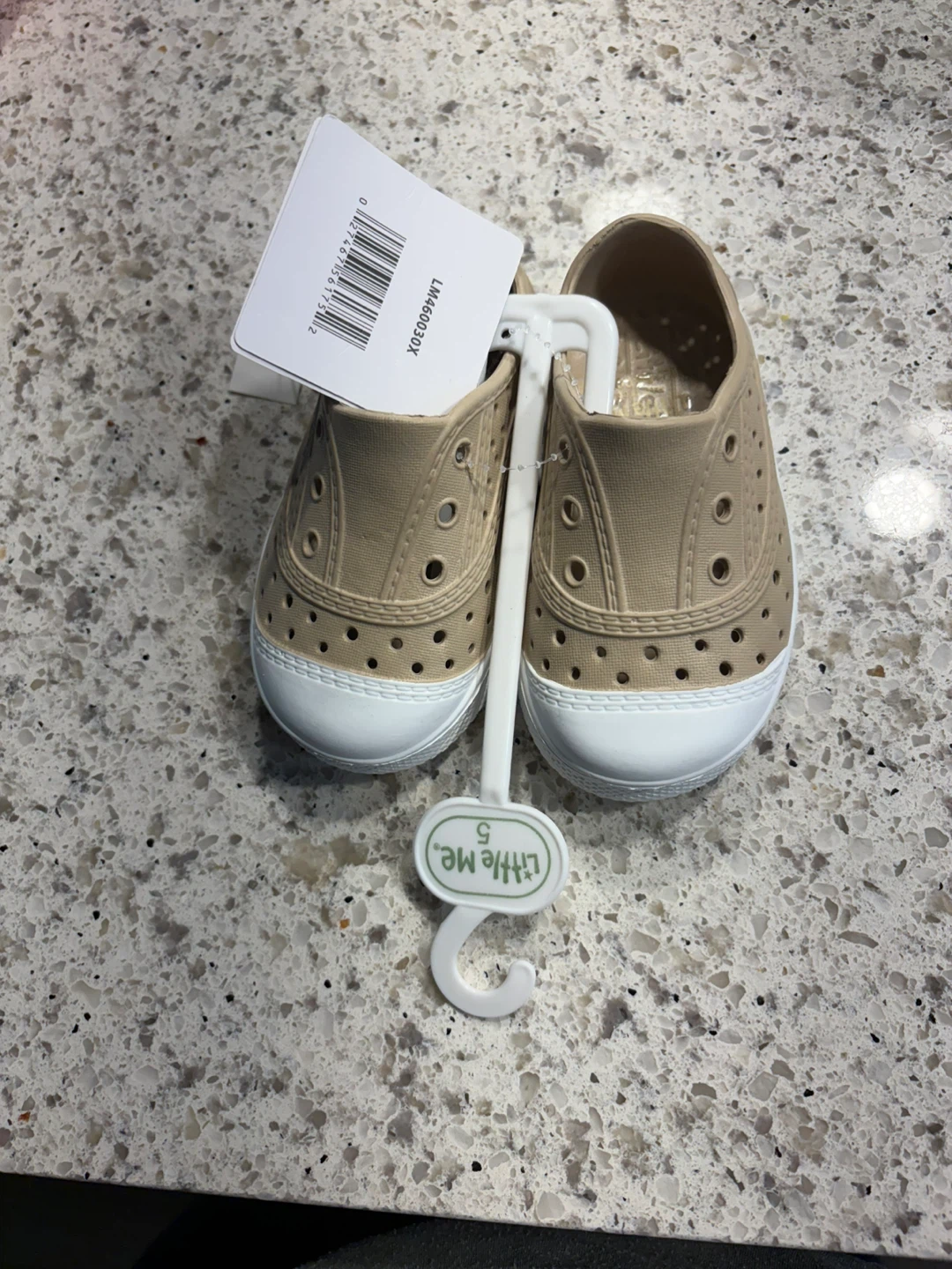 Little Me Tan Water Shoes - Size 5 - photo 3