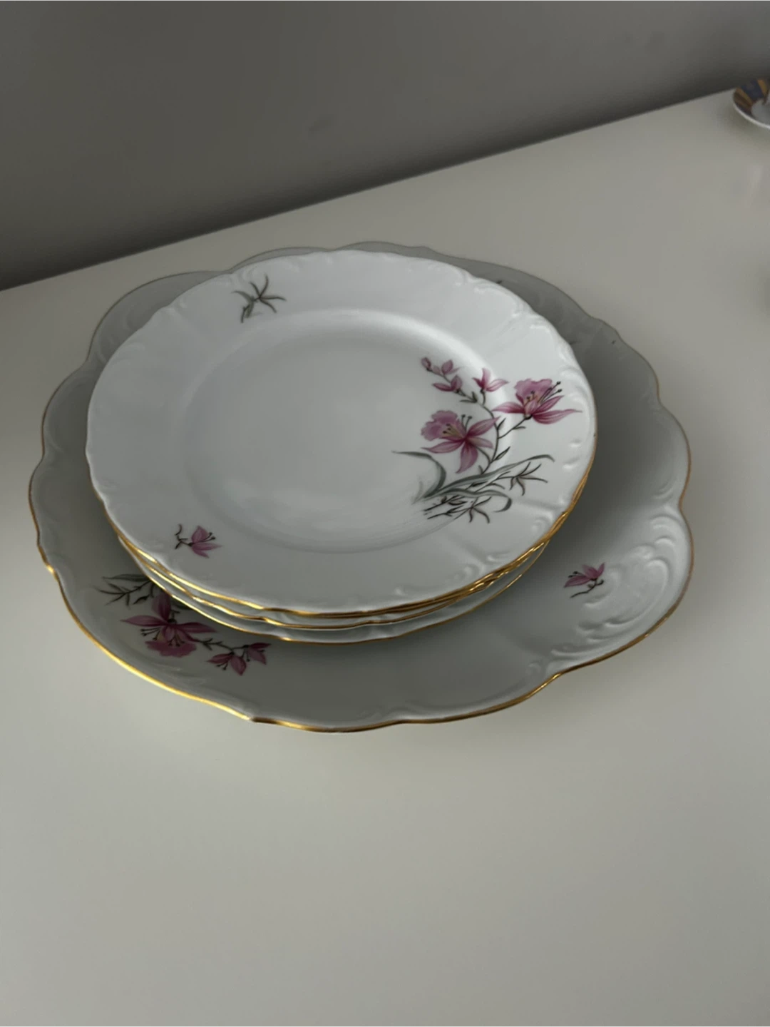 Vintage Floral Dessert Plates (Set of 4) - photo 3