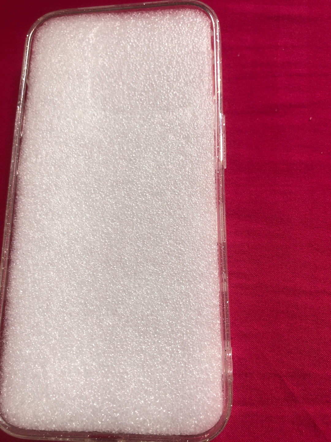 Clear phone case with pink hearts and bows - photo 2