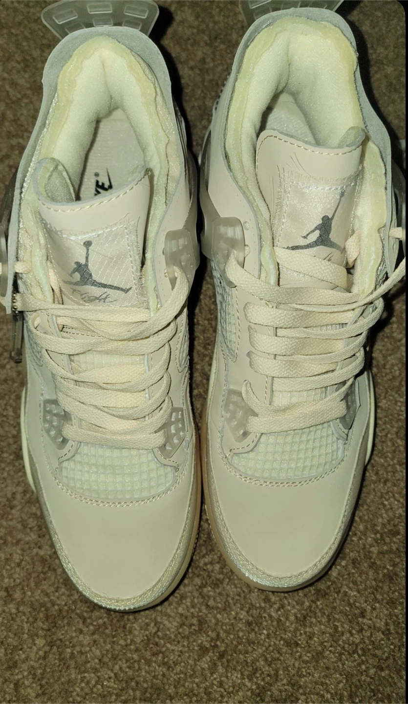 Air Jordan 4 Retro Off-White Sail - photo 2