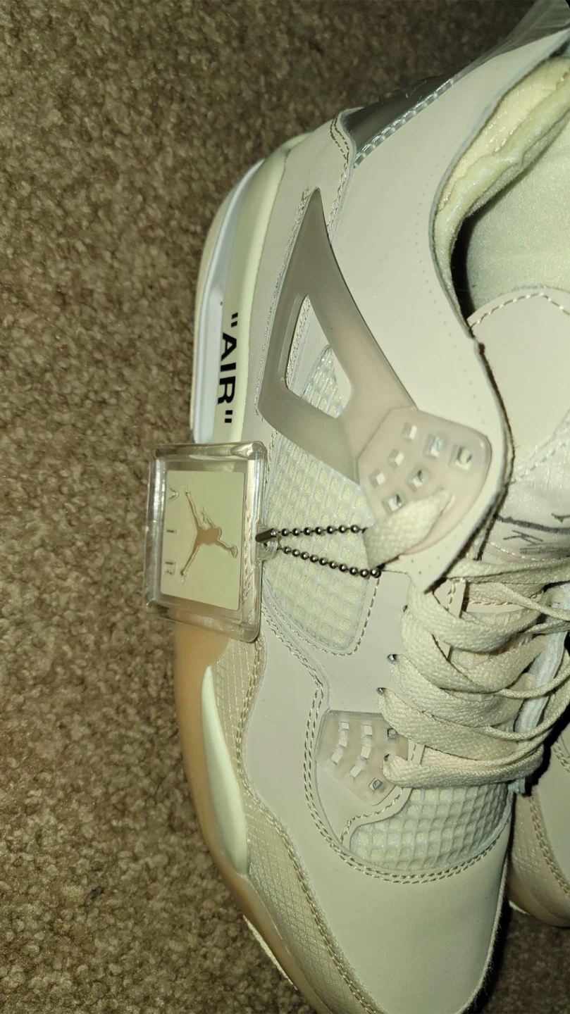 Air Jordan 4 Retro Off-White Sail - photo 4