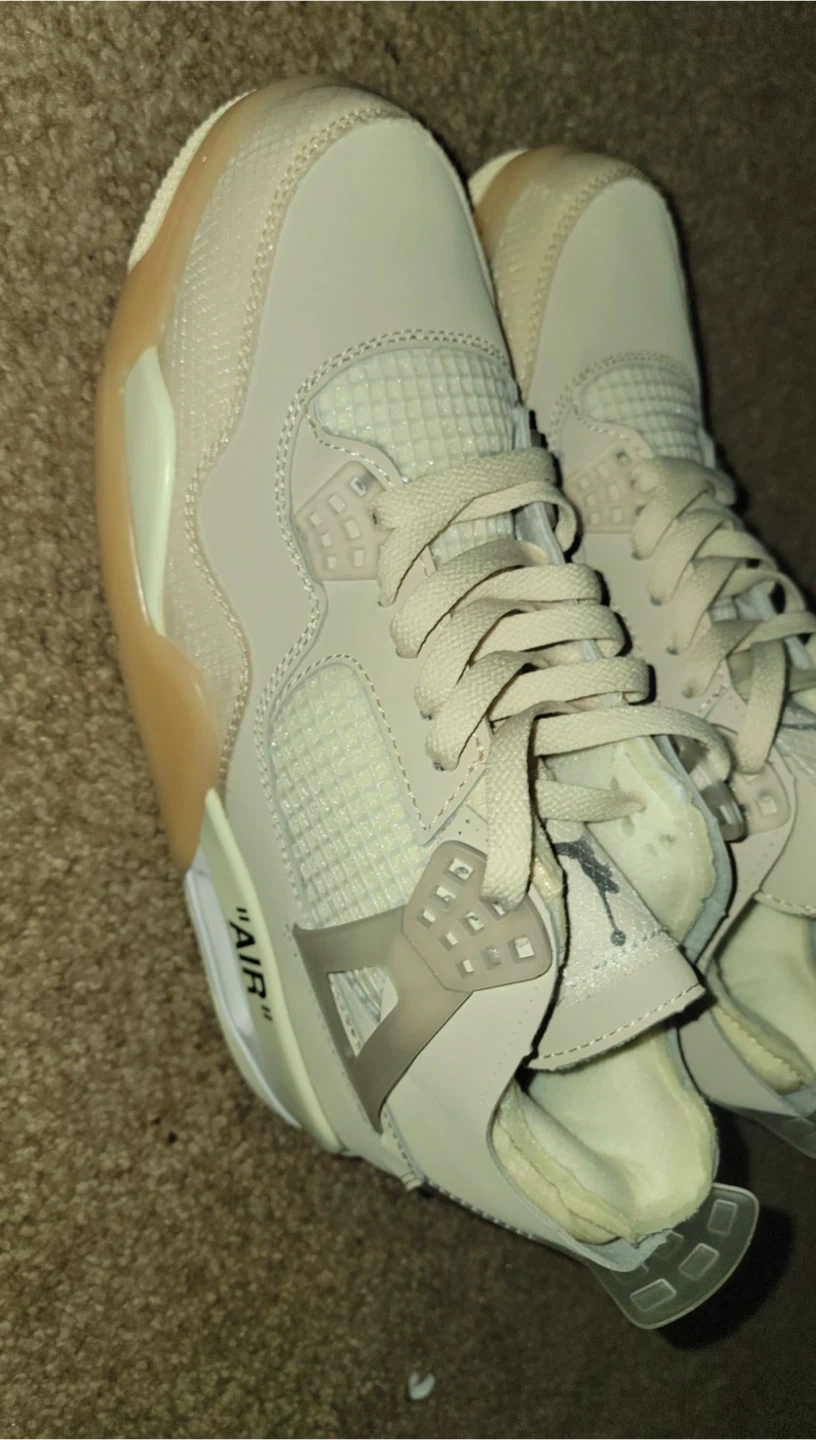 Air Jordan 4 Retro Off-White Sail - photo 5