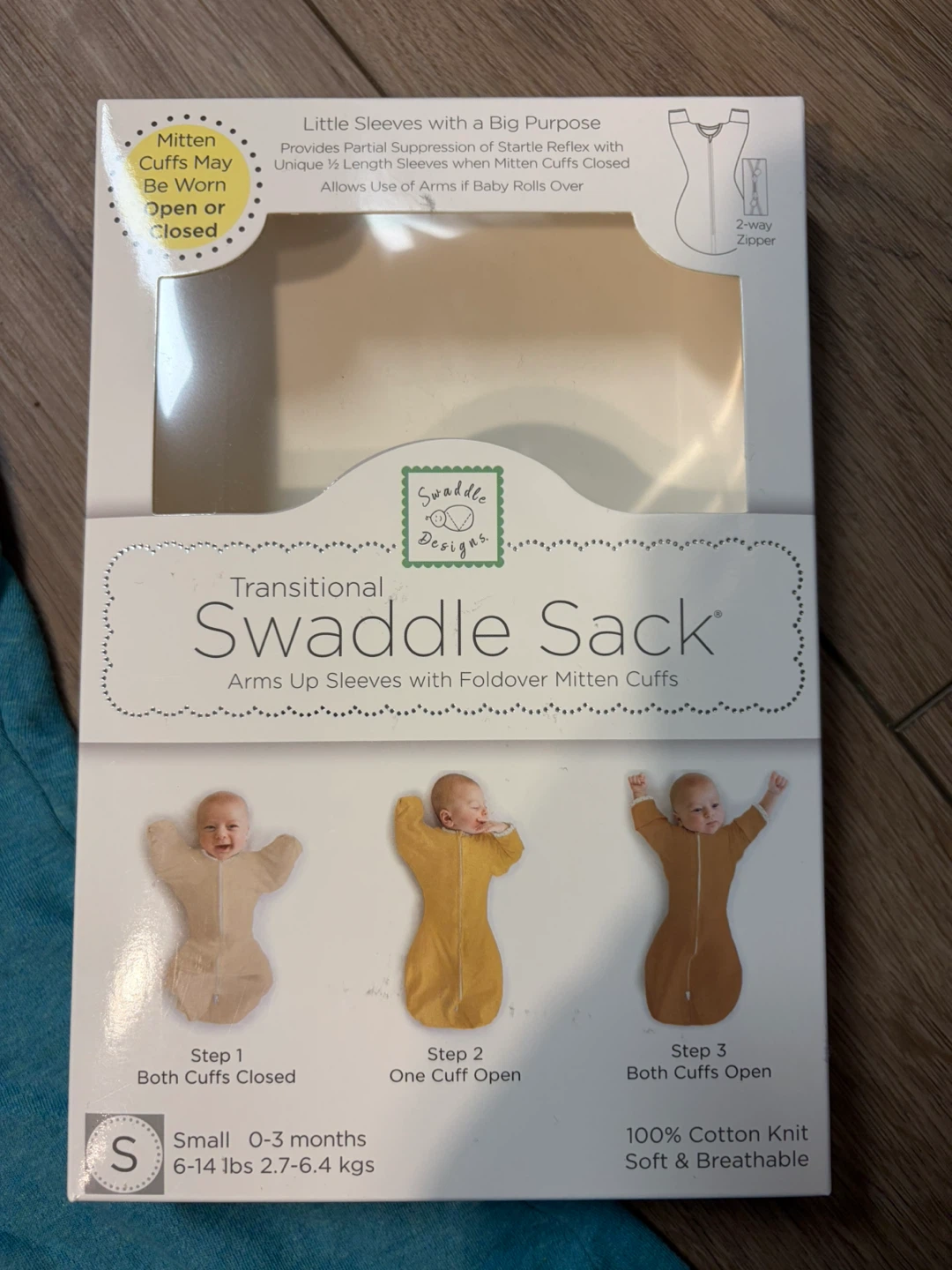 Swaddle Designs Transitional Swaddle Sack - Small - Blue