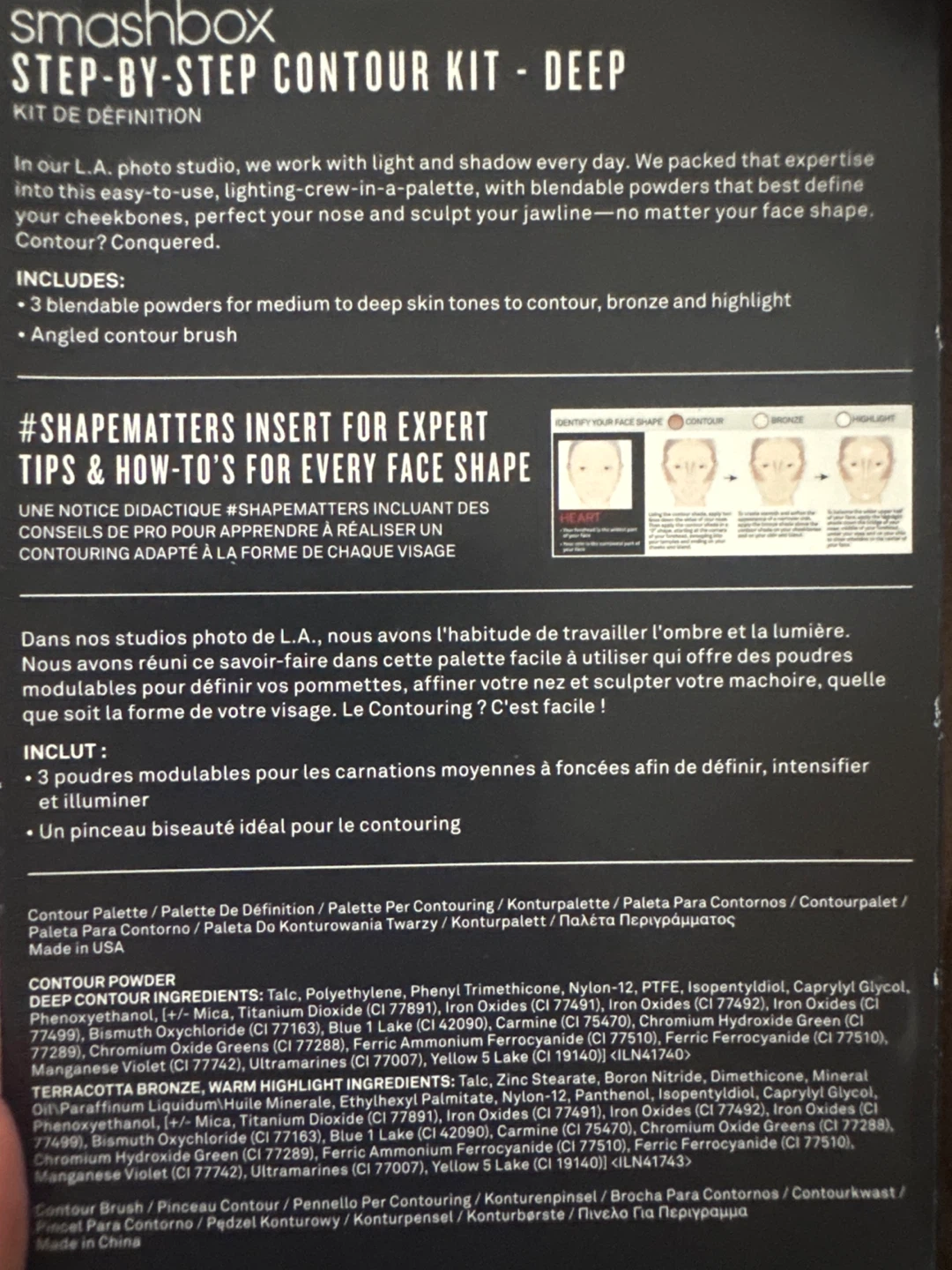 Smashbox Step-by-Step Contour Kit - Deep - photo 2
