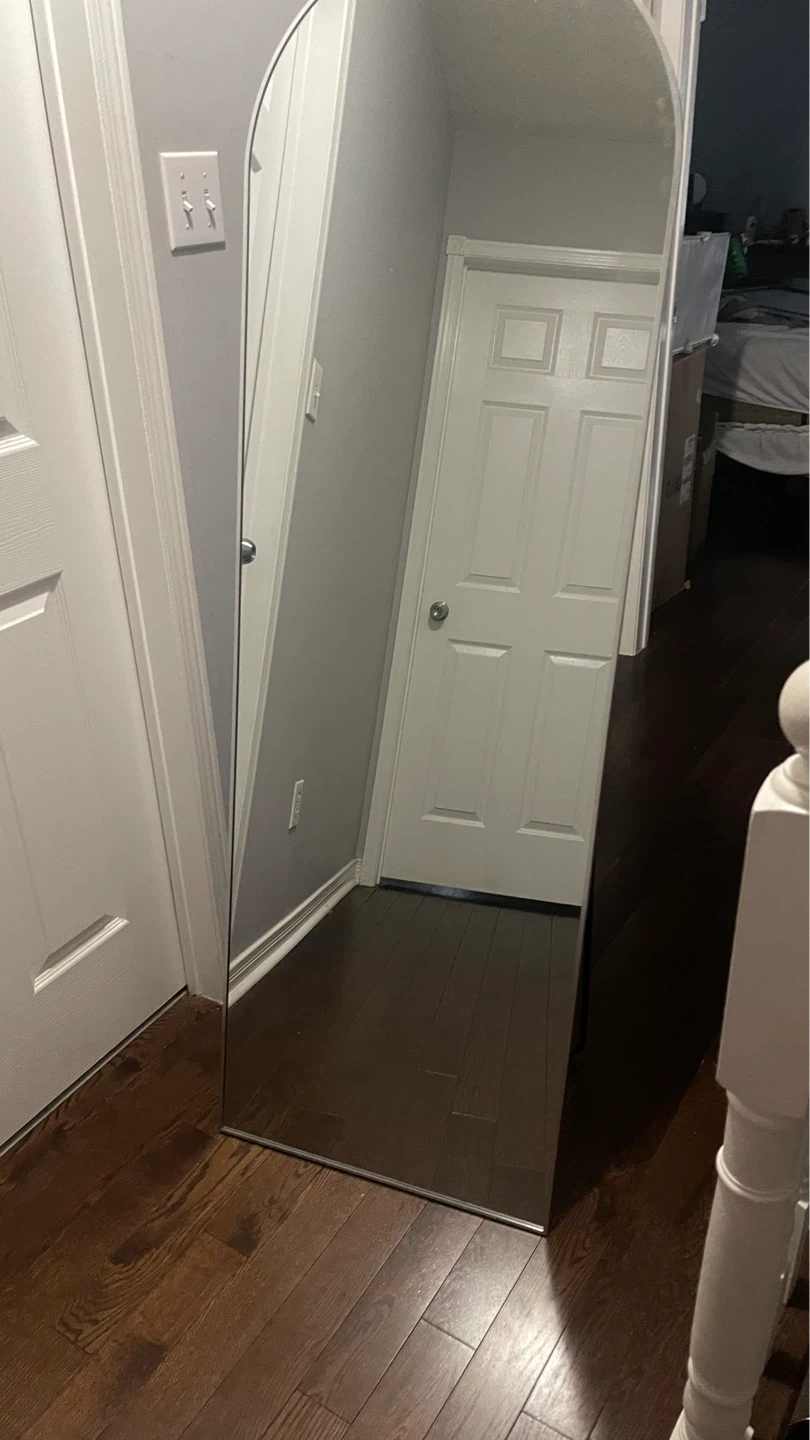 Arch Floor Mirror- 64.1 inches by 21.1 inches