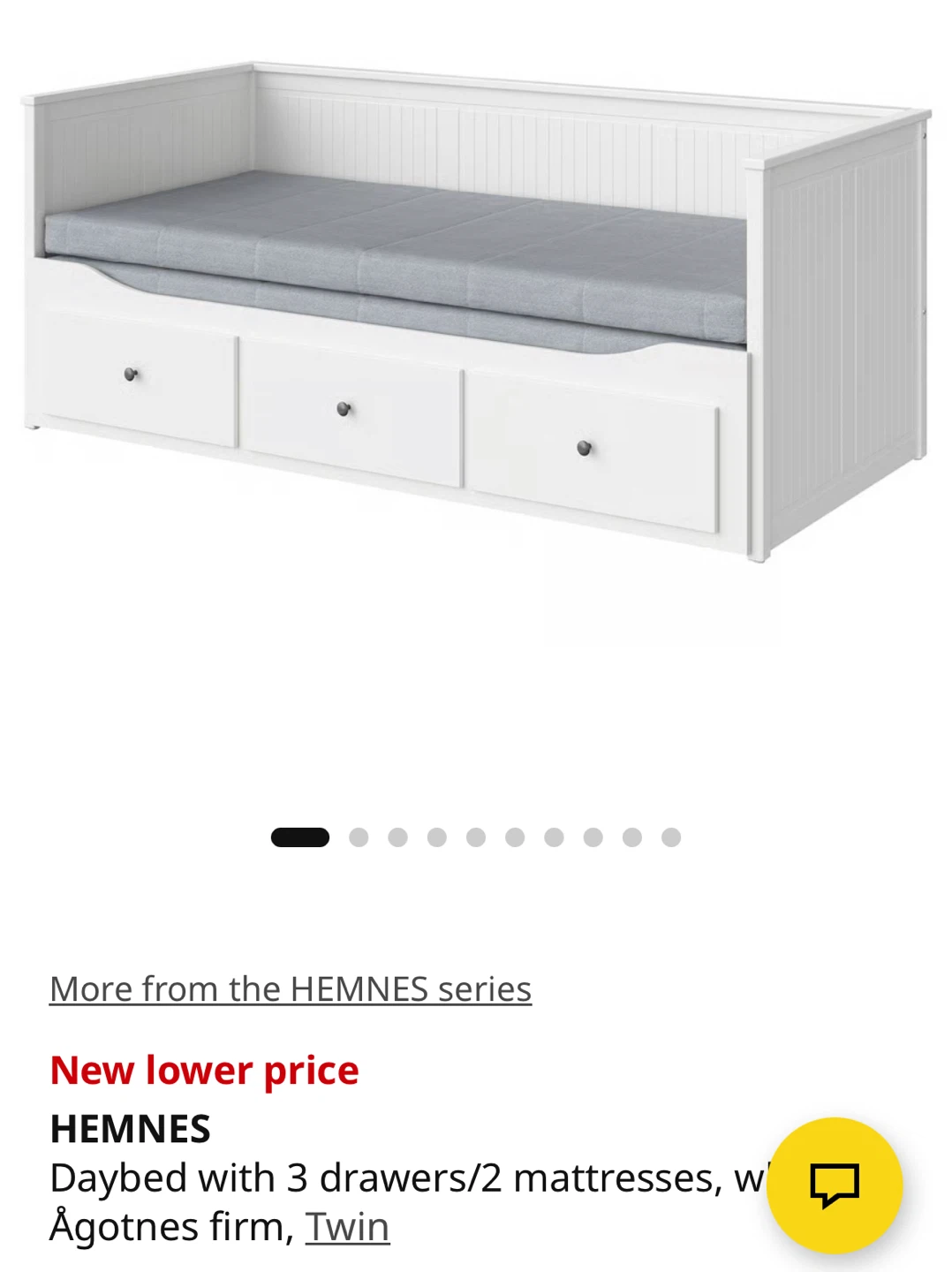 IKEA HEMNES Daybed with 3 Drawers