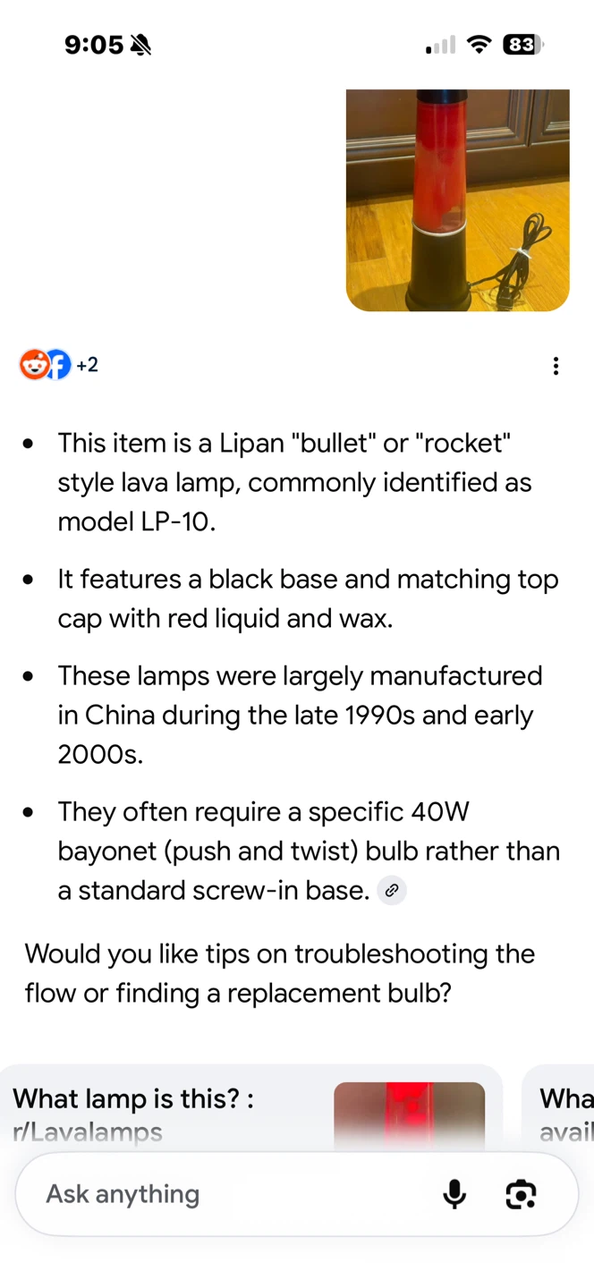 Free Lava Lamp - photo 2
