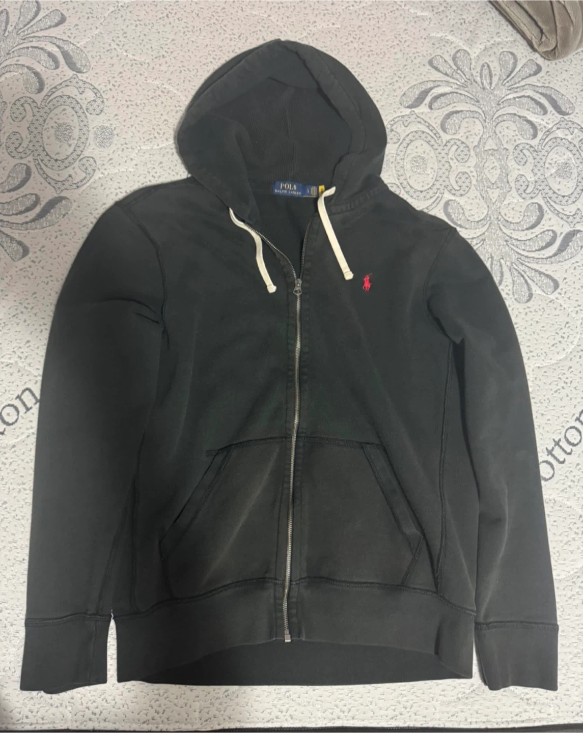 Polo Ralph Lauren Black Zip-Up Hoodie