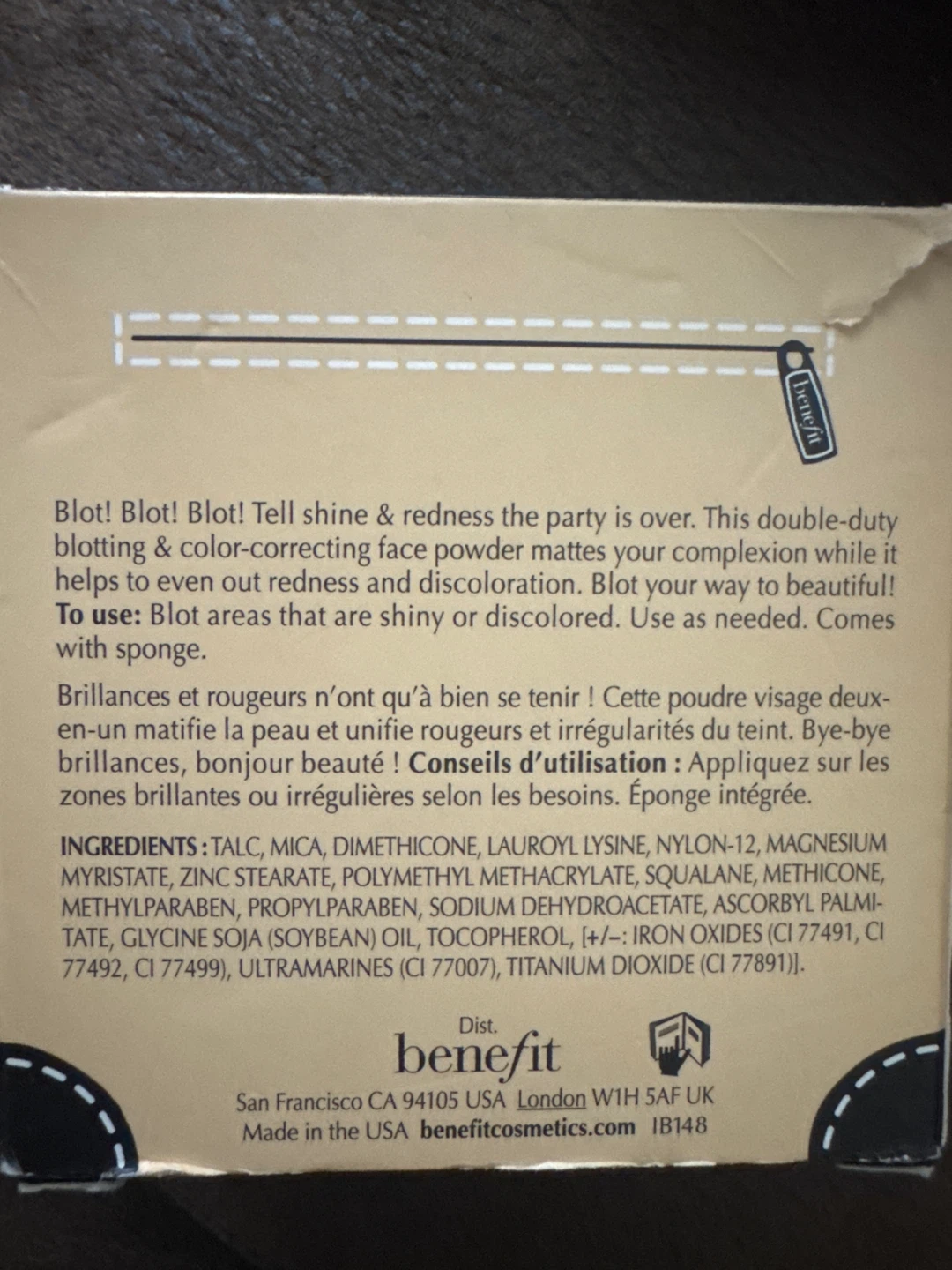 Benefit Get Even Blot Away Shine & Discoloration Face Powder - photo 3