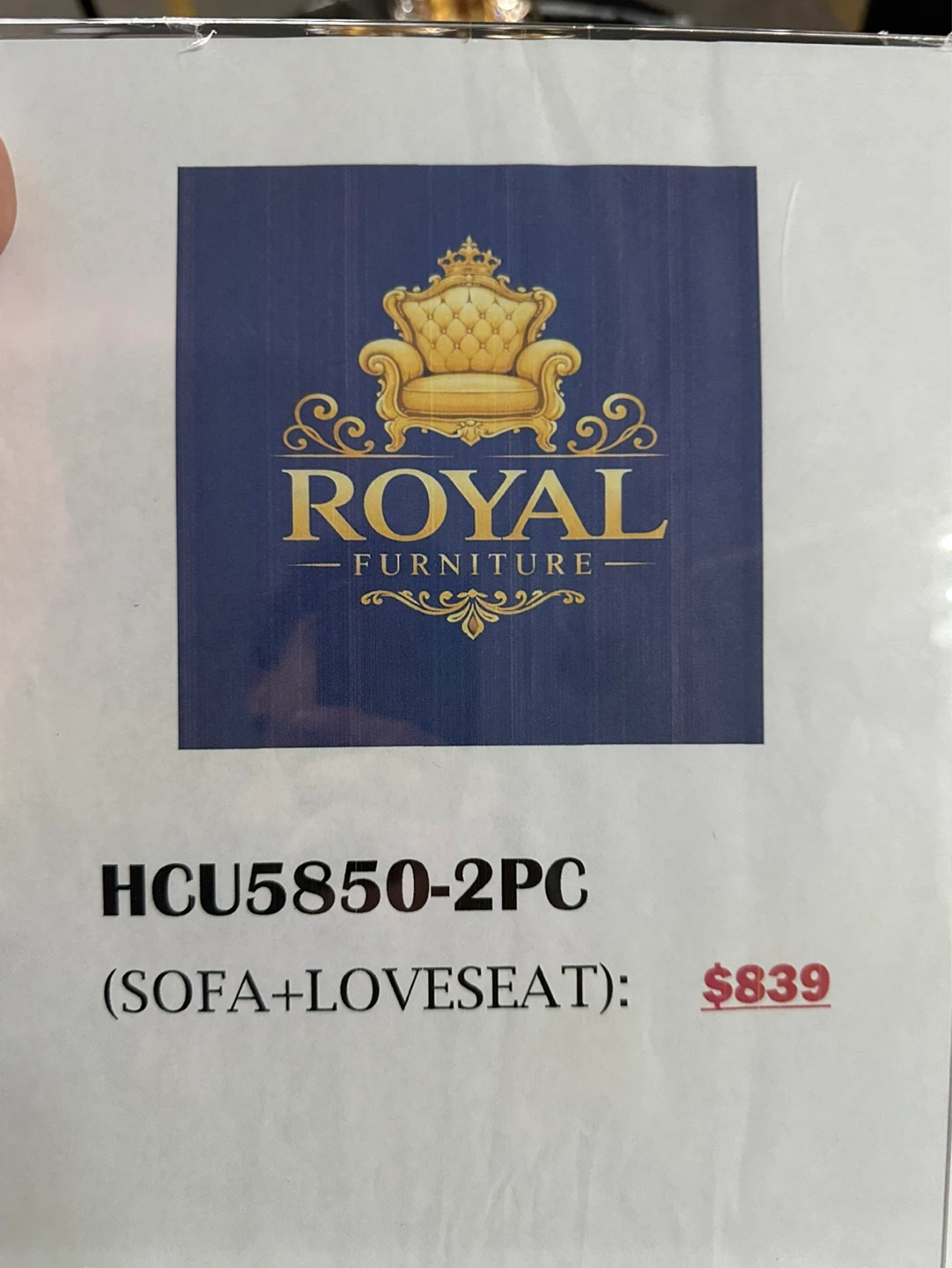 Sofa + love seat (brand new) - photo 5