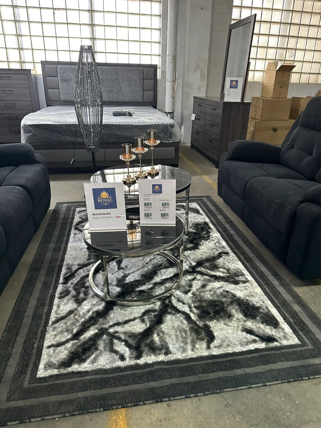 Sofa + love seat (brand new) - photo 2