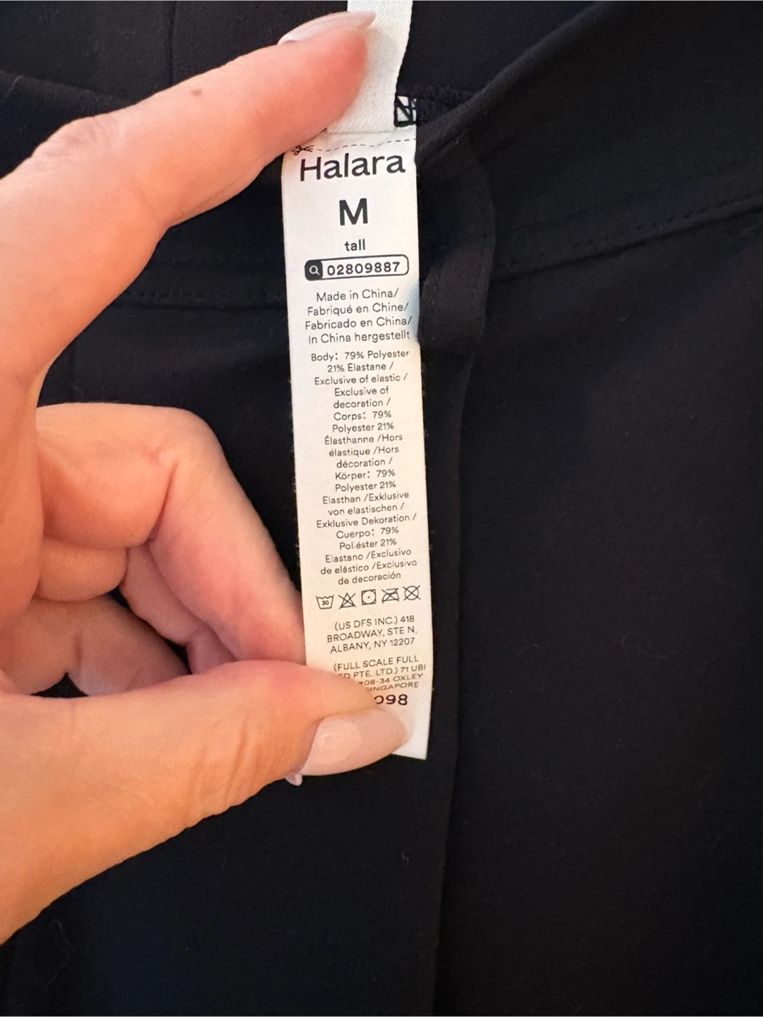 Halara Black Tall Trousers Size M - photo 3