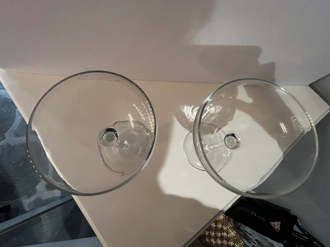 Set of 2 Clear Coupe Glasses - photo 2