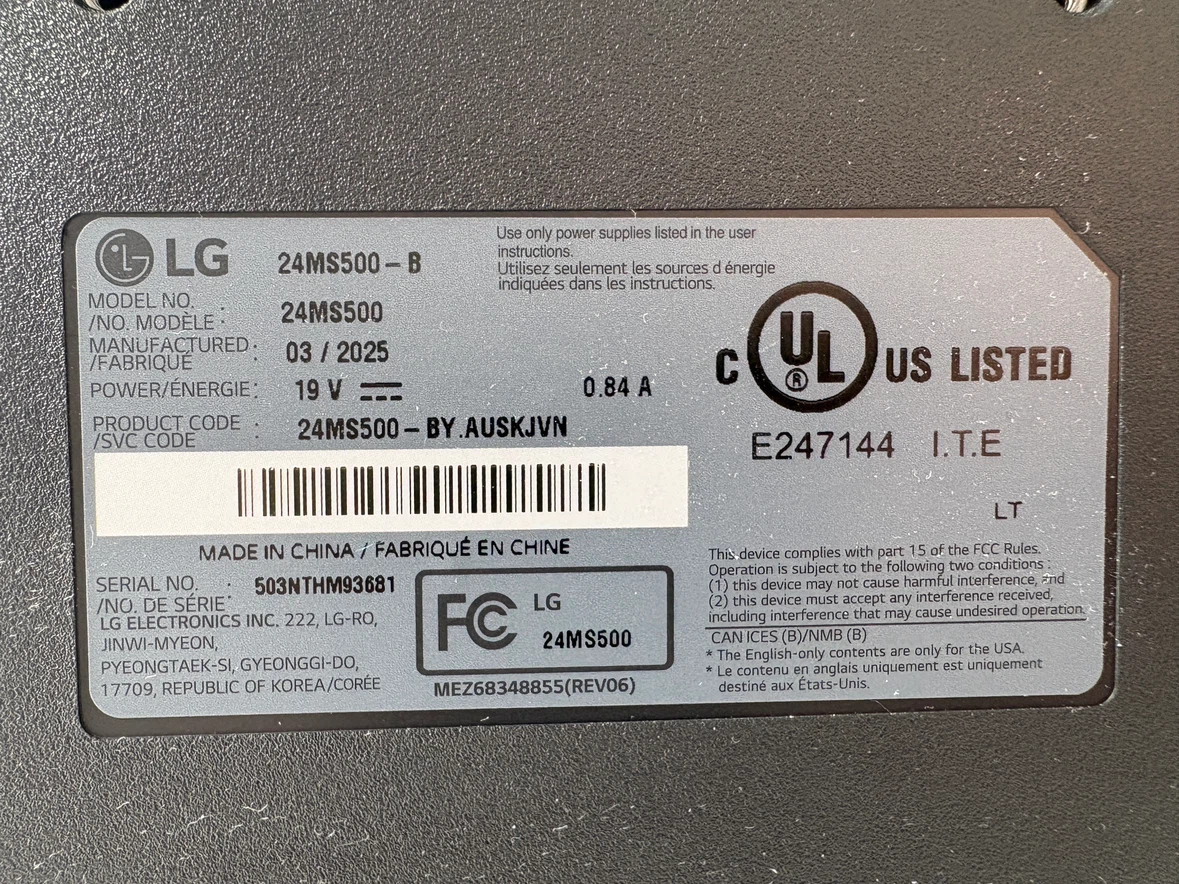 *‼️Moving Sale - 4 DAYS LEFT* LG 24MS500 Monitor - photo 3