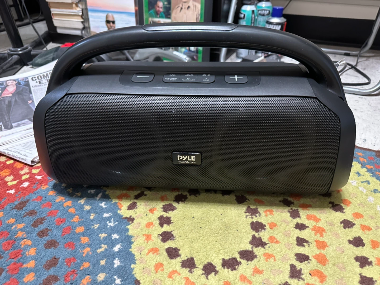 PYLE PPHP26HD Portable Bluetooth Speaker with Lights - photo 3