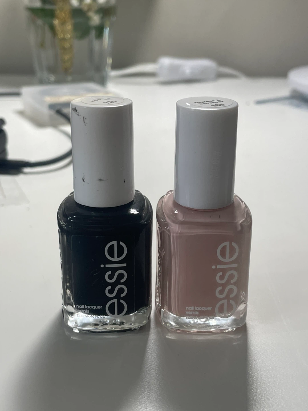 Essie Nail Polish - Licorice & Topless & Barefoot