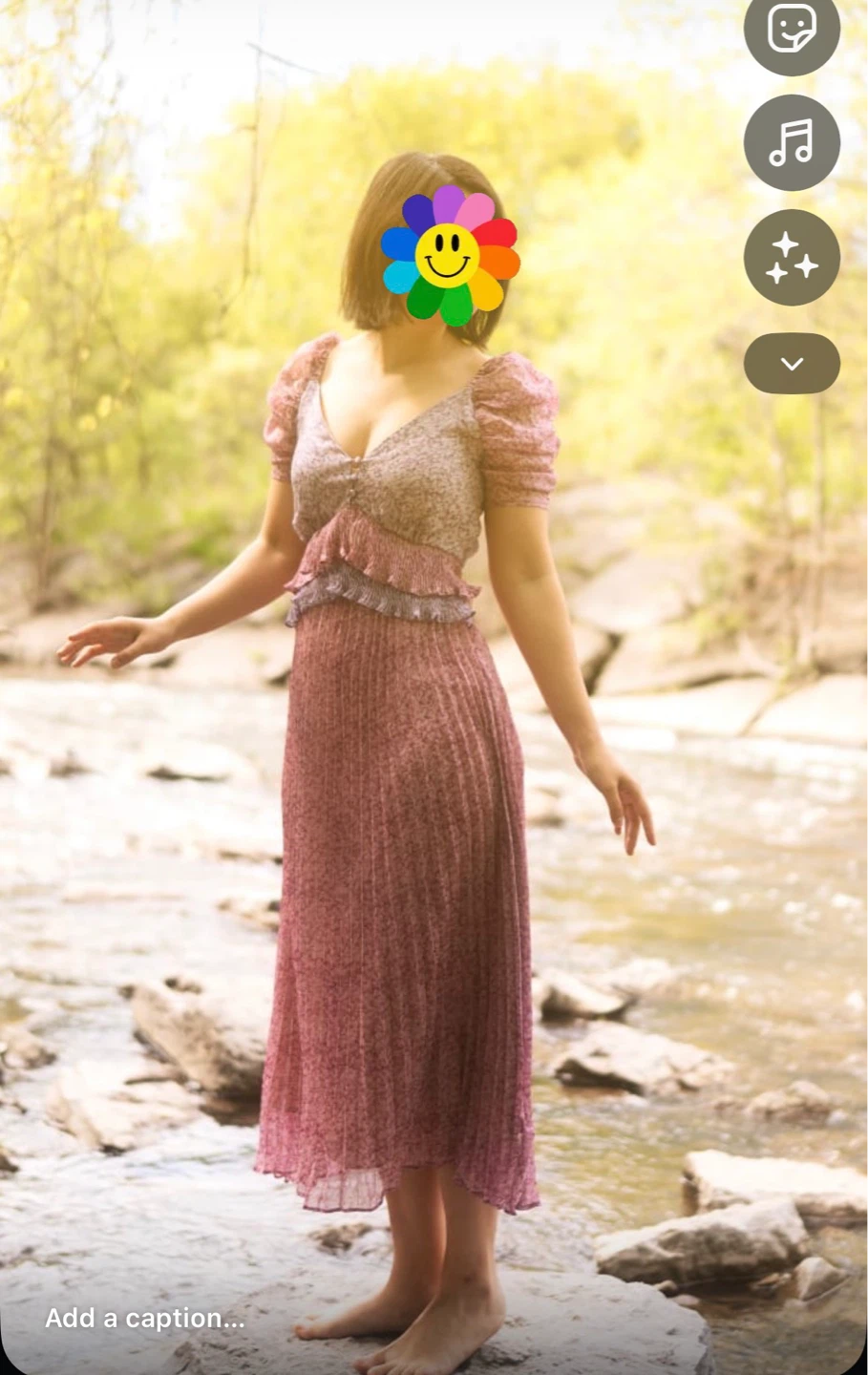 En Saison Floral Pleated Maxi Dress XS - photo 2