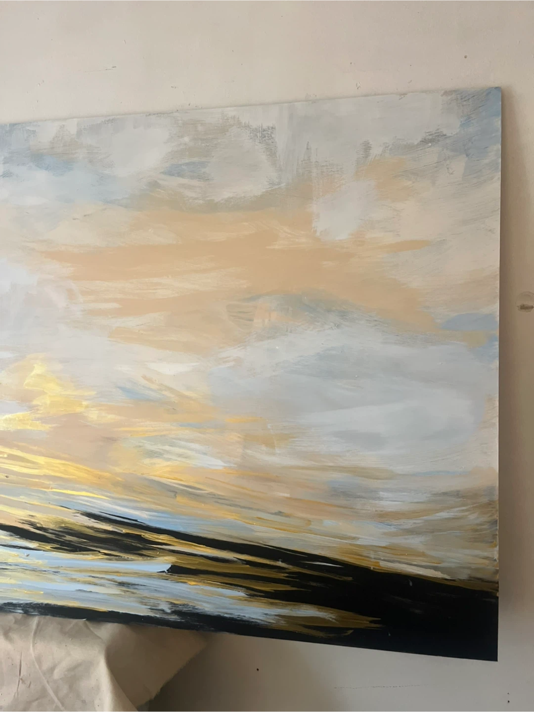 Large Abstract Landscape Painting - photo 4