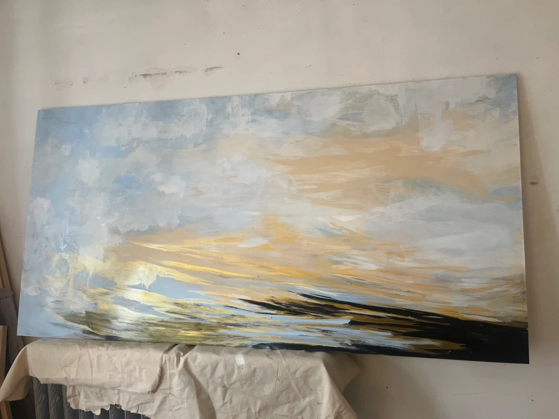 Large Abstract Landscape Painting - photo 5